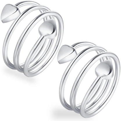 2pc Copper Magnetic Ring