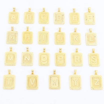 Dainty Letter Toggle Necklace