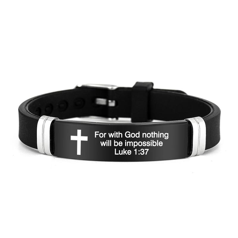 Inspirational Cross Bracelet