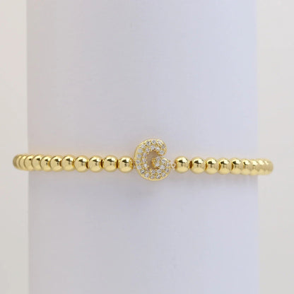 Letter Beaded Bracelet
