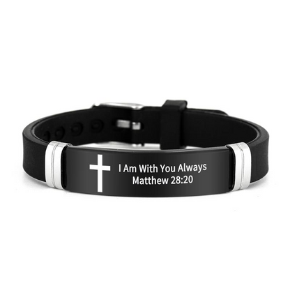 Inspirational Cross Bracelet