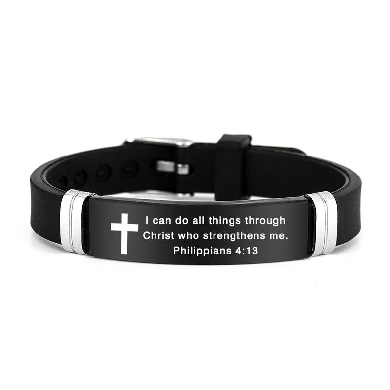 Inspirational Cross Bracelet