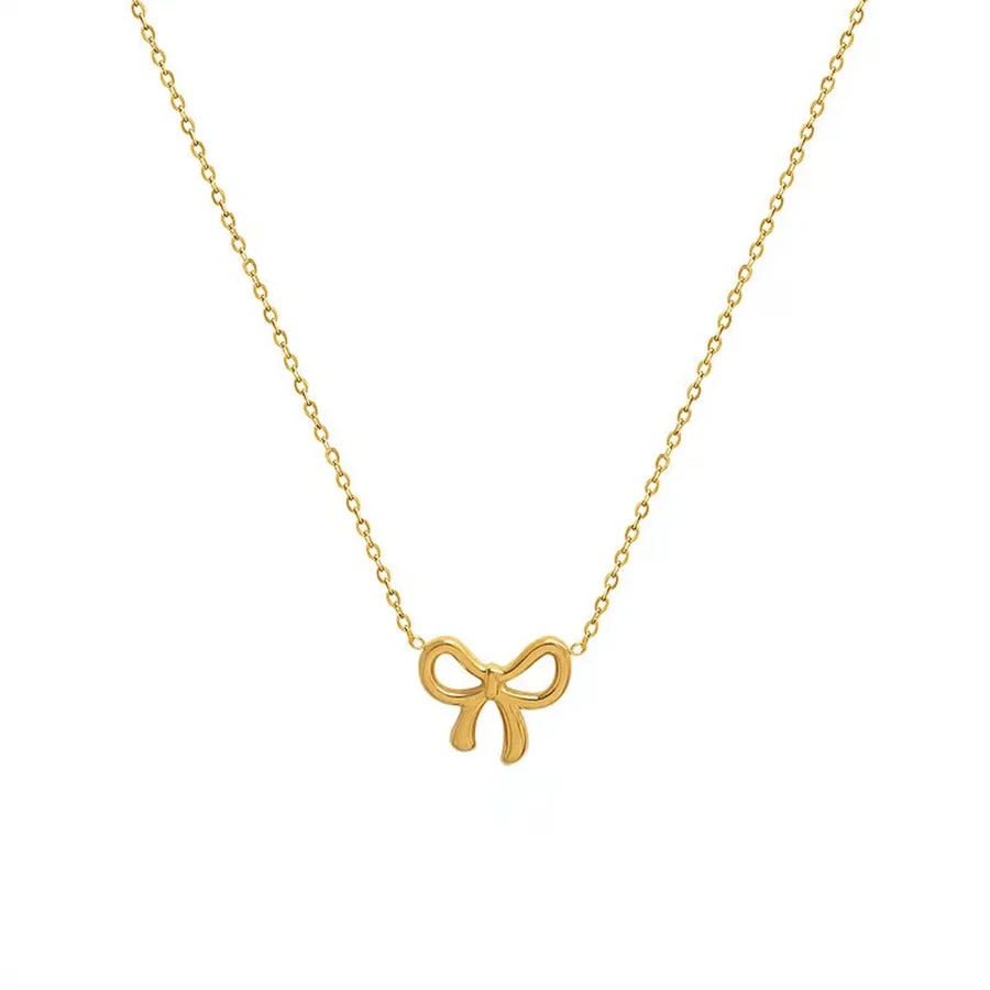 Dainty Bow Necklace