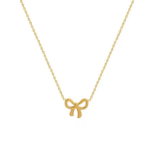 Dainty Bow Necklace