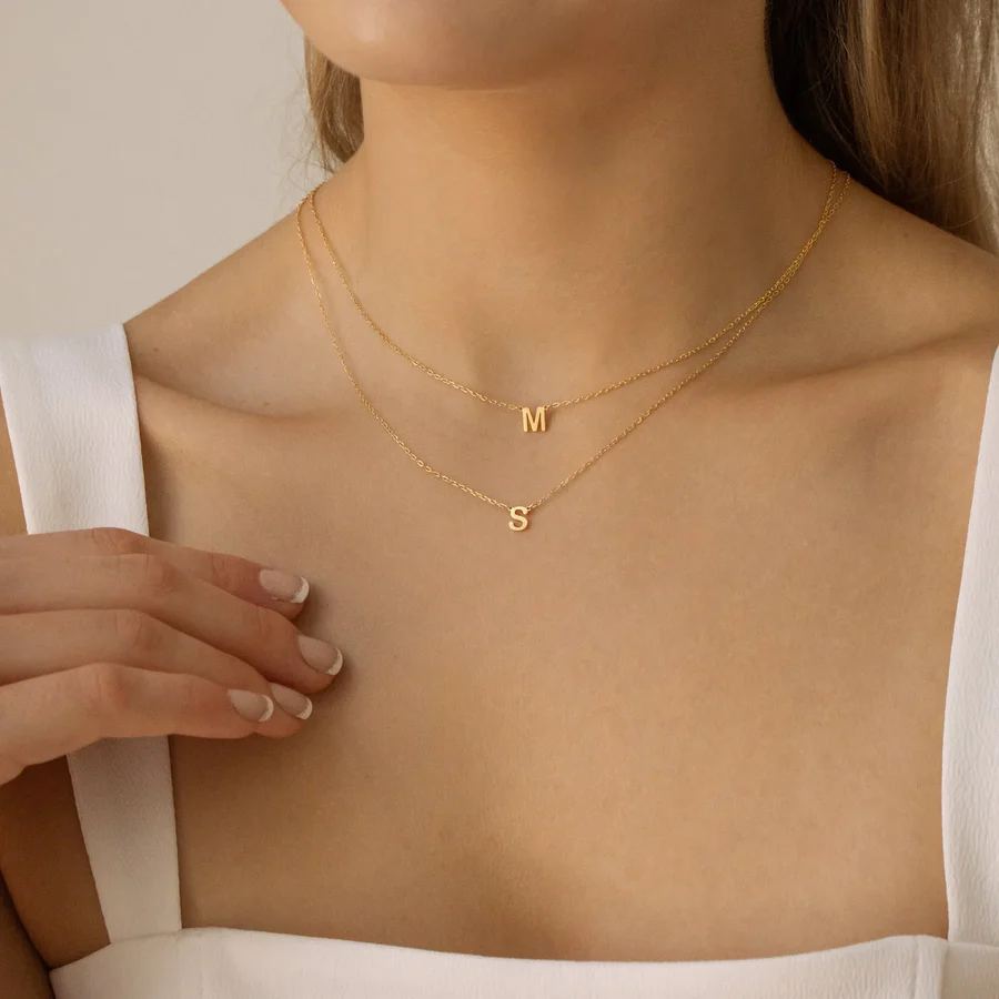 Dainty Initial Necklace