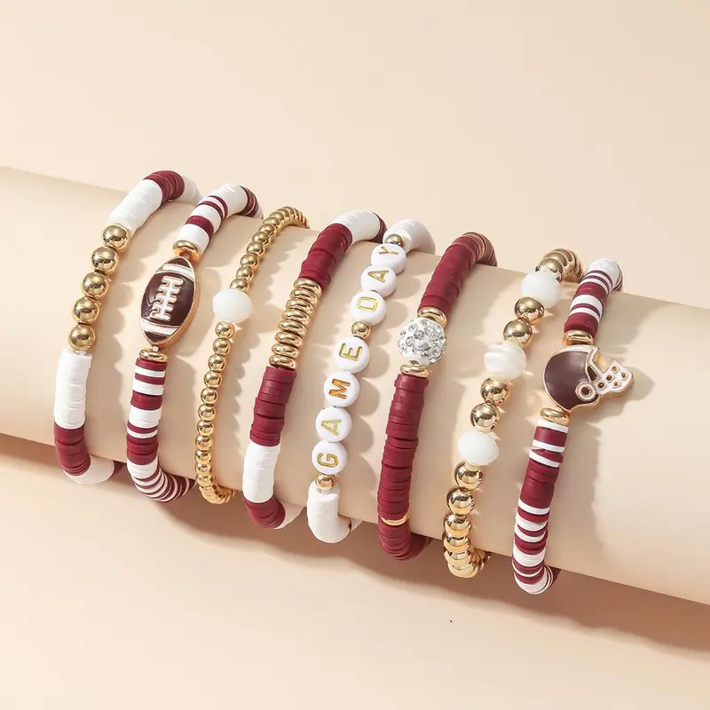 Stackable Game Day Bracelets
