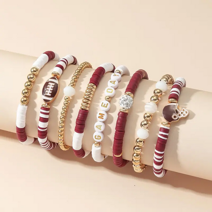 Stackable Game Day Bracelets