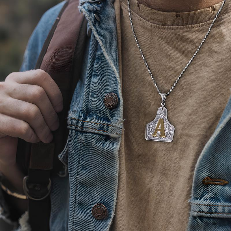 Initial Tag Necklace