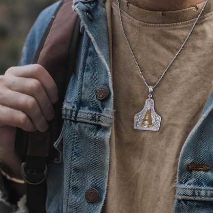 Initial Tag Necklace