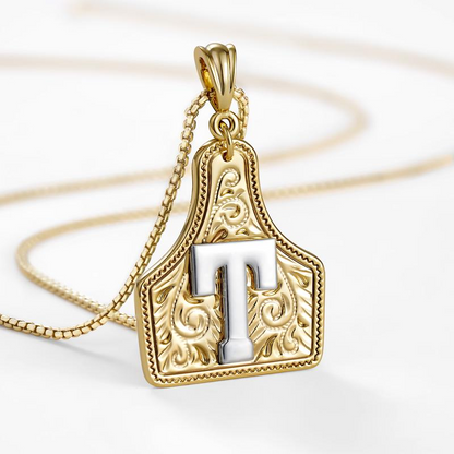 Initial Tag Necklace