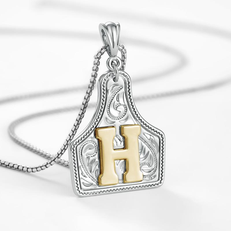 Initial Tag Necklace