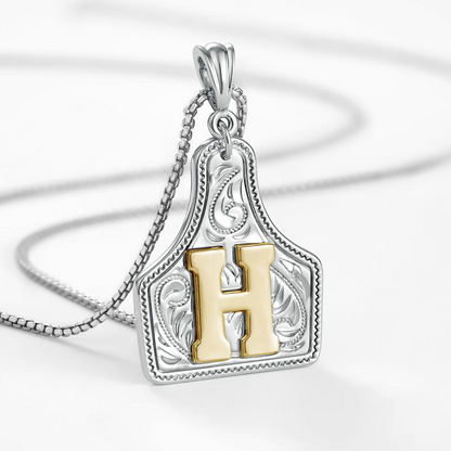 Initial Tag Necklace