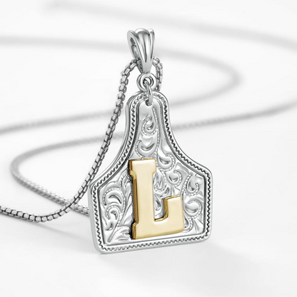 Initial Tag Necklace