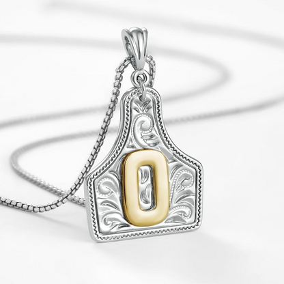 Initial Tag Necklace