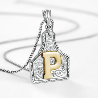 Initial Tag Necklace