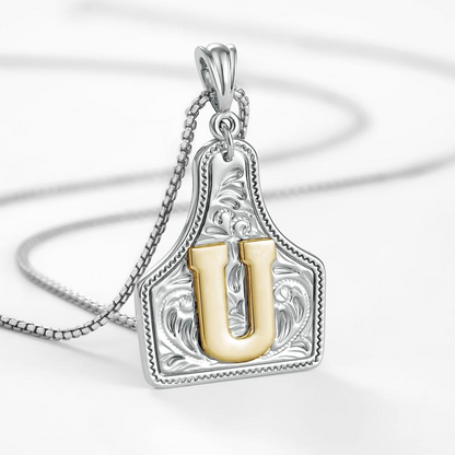 Initial Tag Necklace