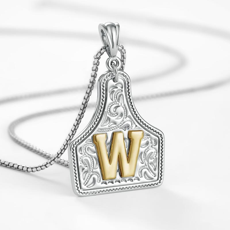 Initial Tag Necklace