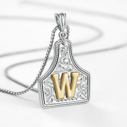 Initial Tag Necklace