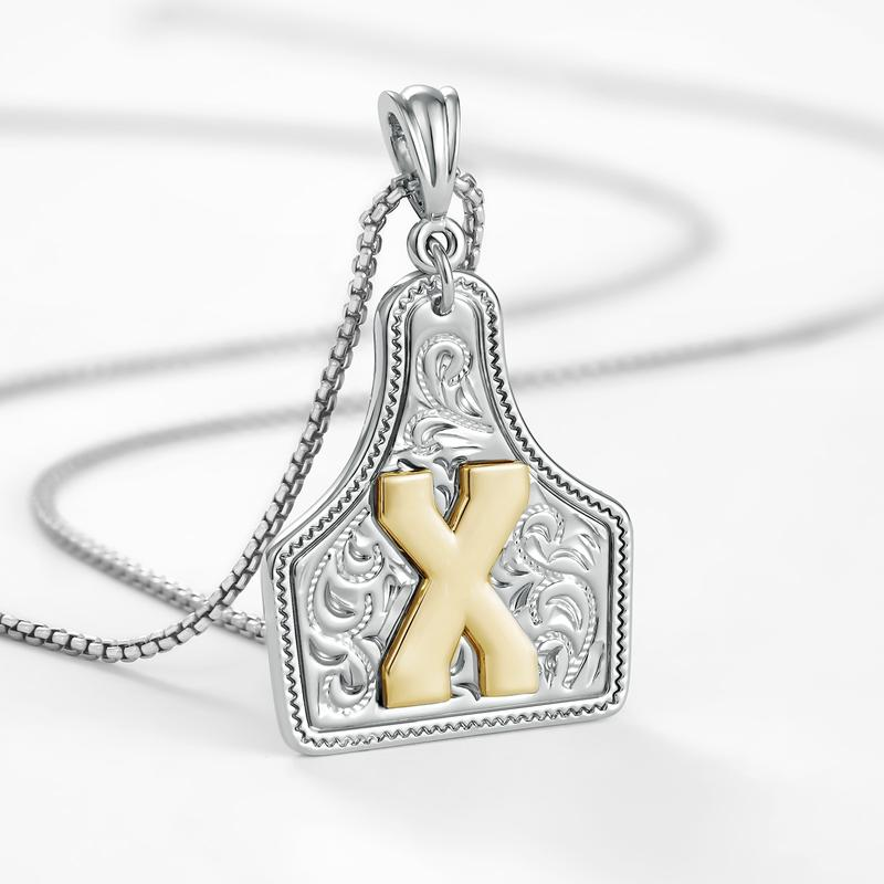 Initial Tag Necklace