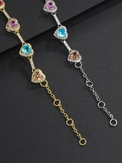 Heart Shaped Colorful Bracelet