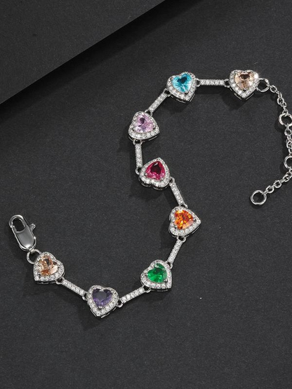 Heart Shaped Colorful Bracelet