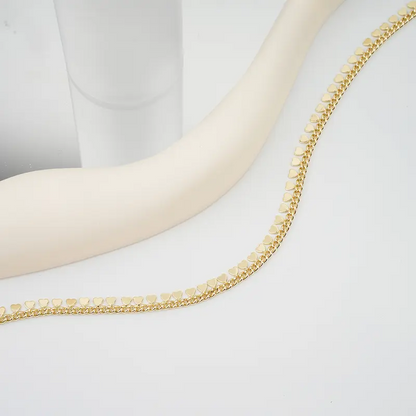 14k Heart Charm Necklace