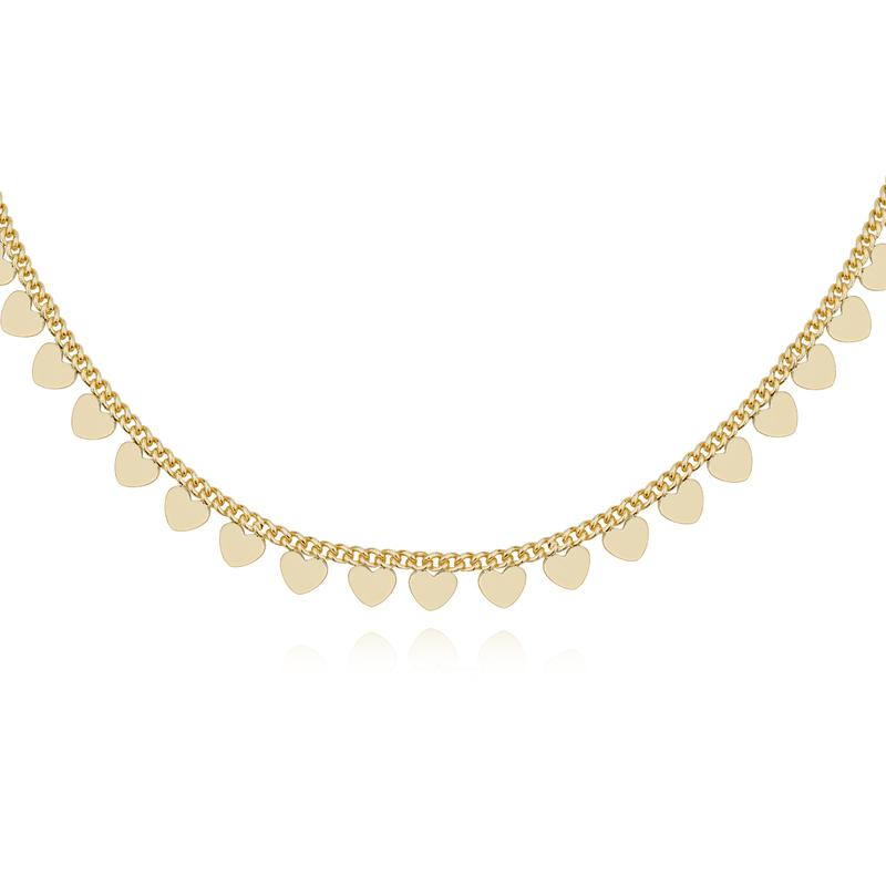 14k Heart Charm Necklace