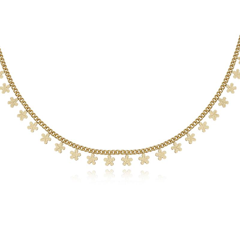 14k Heart Charm Necklace