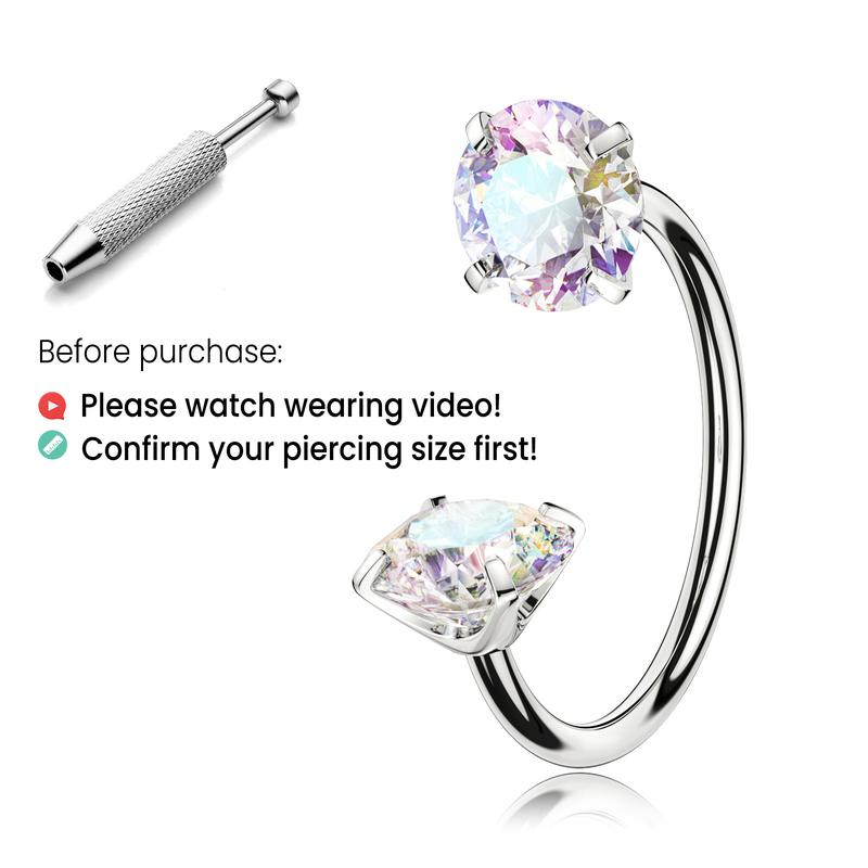 Titanium Horseshoe Nose Ring