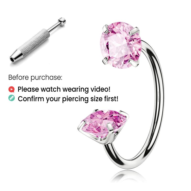 Titanium Horseshoe Nose Ring