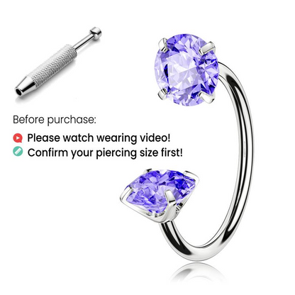 Titanium Horseshoe Nose Ring