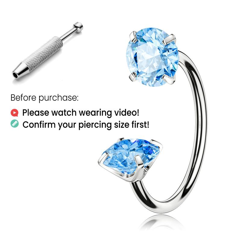 Titanium Horseshoe Nose Ring