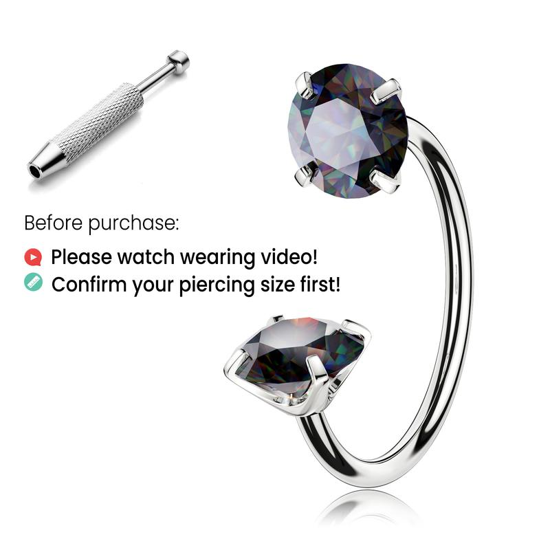 Titanium Horseshoe Nose Ring