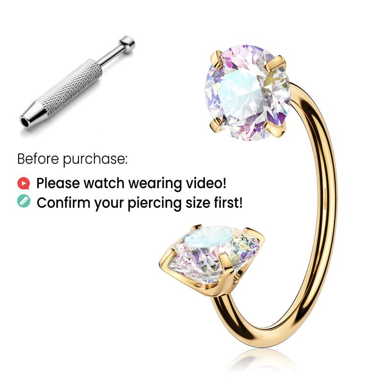 Titanium Horseshoe Nose Ring