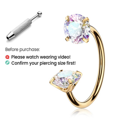 Titanium Horseshoe Nose Ring