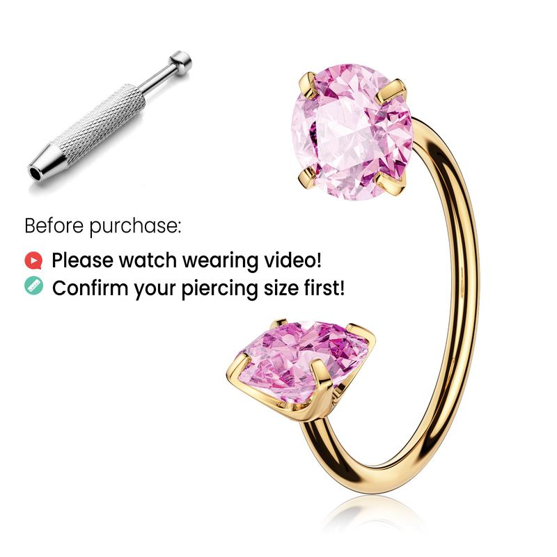 Titanium Horseshoe Nose Ring