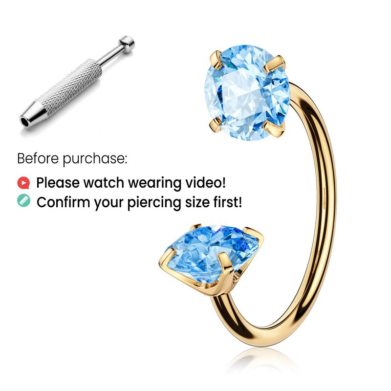 Titanium Horseshoe Nose Ring