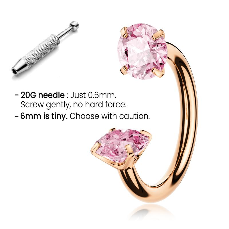 Titanium Horseshoe Nose Ring