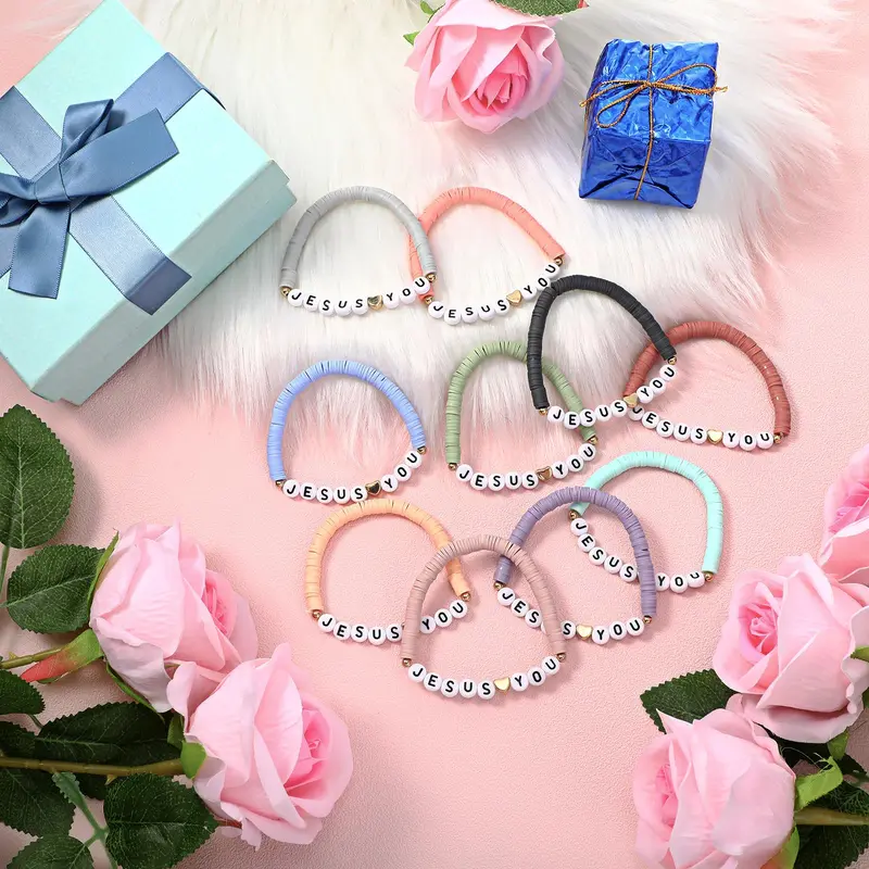 30 Pcs Jesus Loves You Bracelets