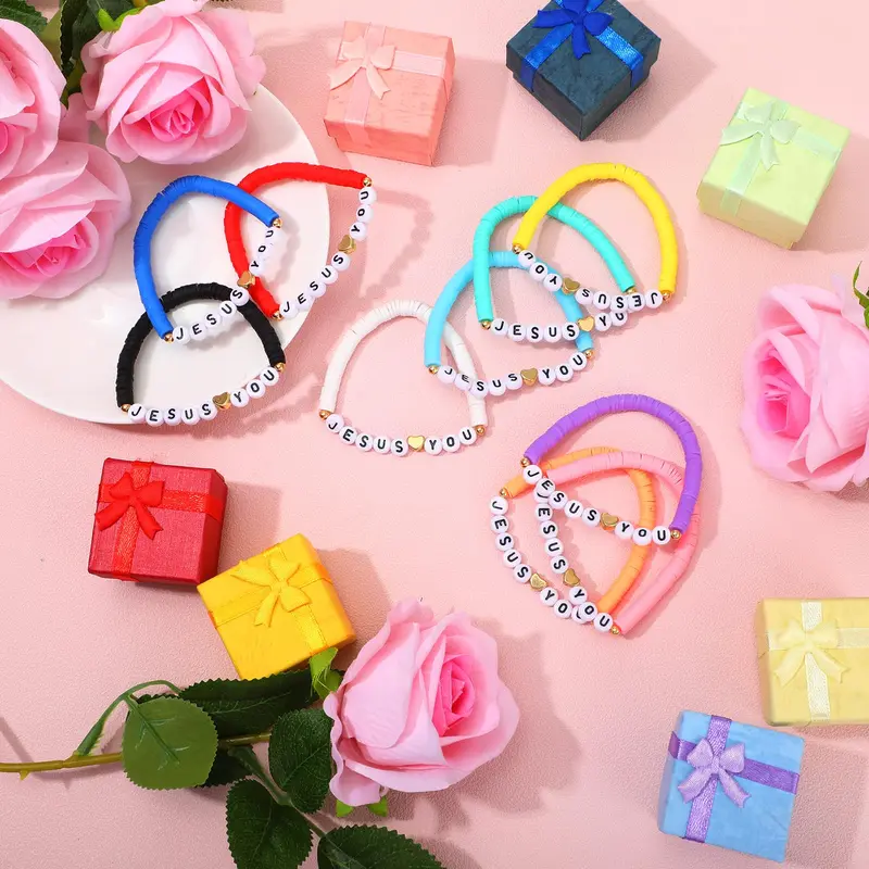 30 Pcs Jesus Loves You Bracelets