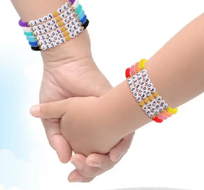 30 Pcs Jesus Loves You Bracelets
