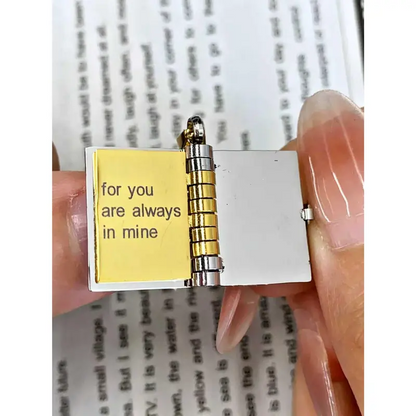 Eternal Love Book Necklace