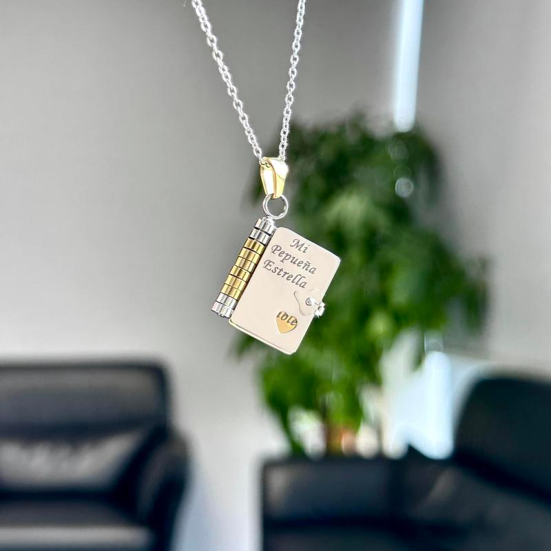 Eternal Love Book Necklace