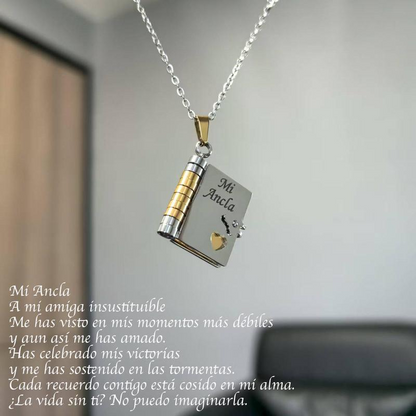Eternal Love Book Necklace
