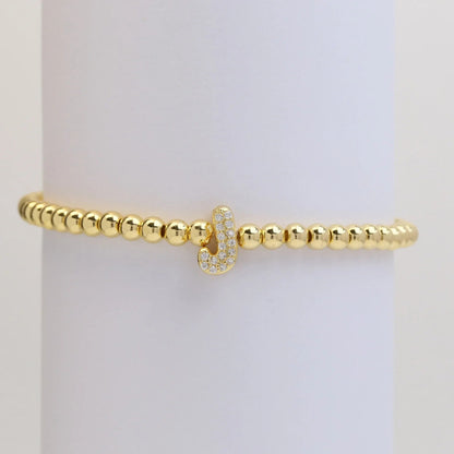 Letter Beaded Bracelet