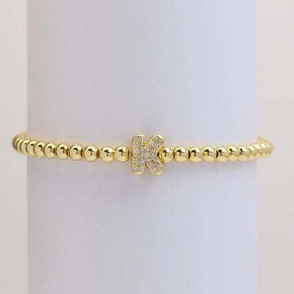 Letter Beaded Bracelet