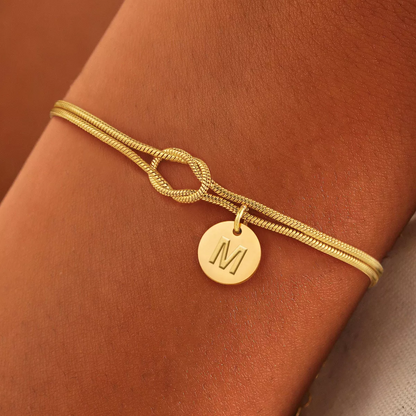 2pc Dainty Love Knot Bracelet