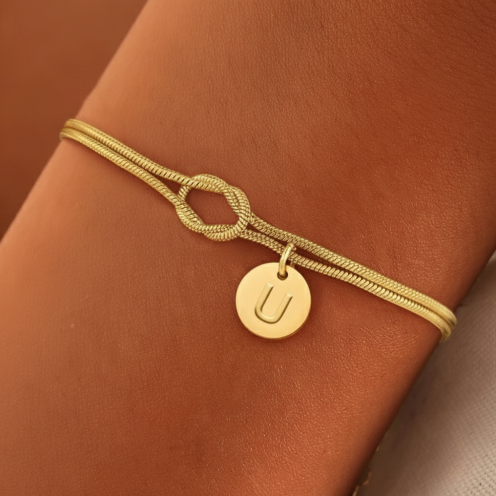 2pc Dainty Love Knot Bracelet