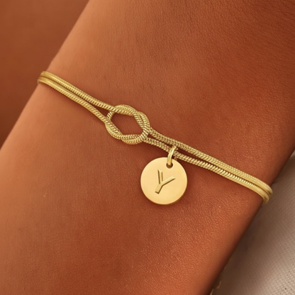2pc Dainty Love Knot Bracelet