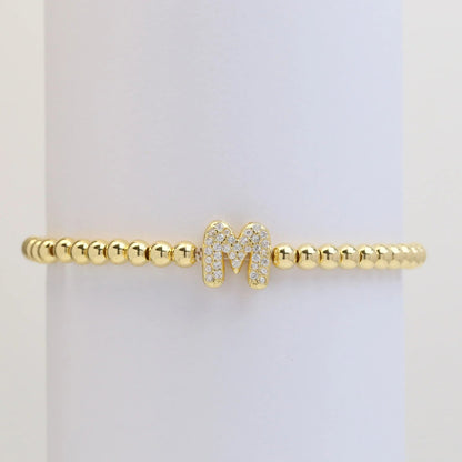 Letter Beaded Bracelet